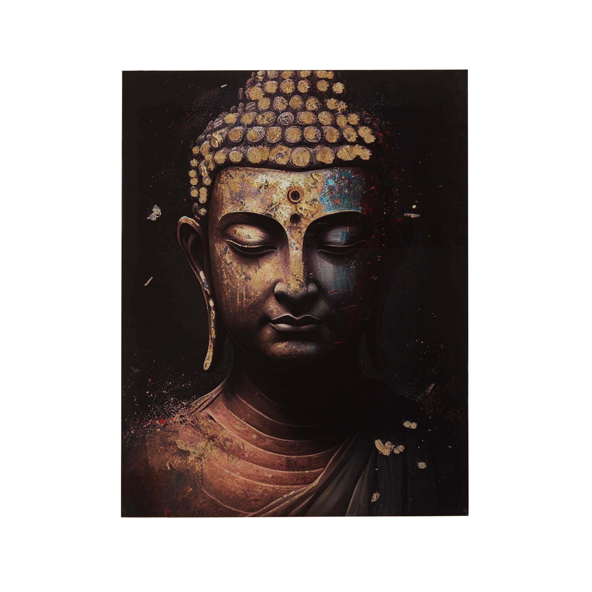 Amazon.com: Signature Design by Ashley Large Abstract Buddha Wall